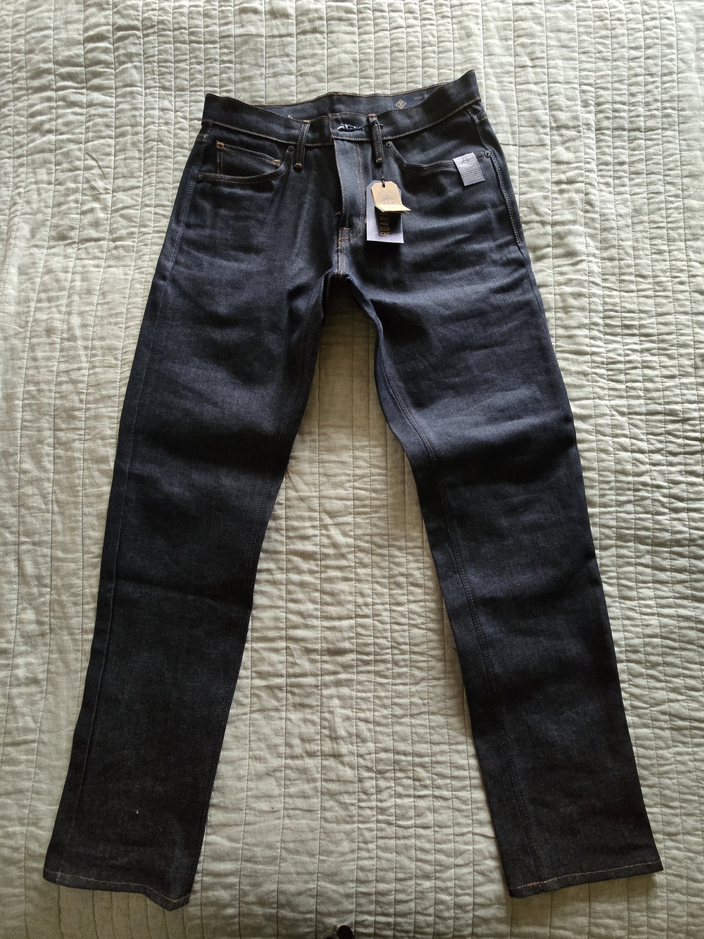 Roark Raw Denim Straight Leg Men's Jeans